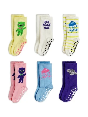 Mini Rodini skarpetki dziecięce Alien 6-pack