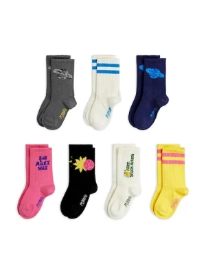 Mini Rodini skarpetki dziecięce Alien 7-pack