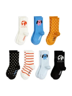 Mini Rodini skarpetki dziecięce Doggie 7-pack