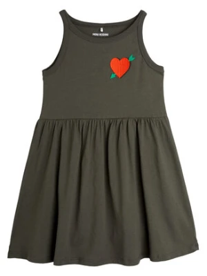 MINI RODINI Sukienka codzienna 2525010799 Czarny Regular Fit