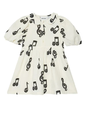 MINI RODINI Sukienka codzienna 2525012610 Biały Regular Fit