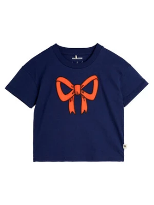 MINI RODINI T-Shirt Bow 2512012860 Granatowy Regular Fit