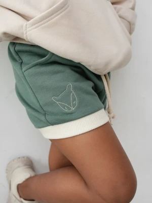 MINI spodenki z beżowym obszyciem w kolorze NORTH ATLANTIC - BOBBY-92-98 (2-3) Marsala