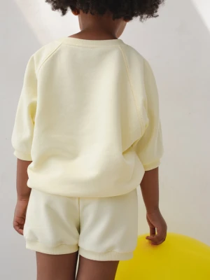 MINI spodenki z obszyciem w kolorze ICE LEMON - BOBBY-128-134 (8-9) Marsala