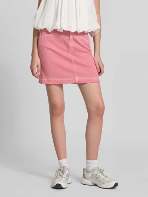 Mini spódnica o kroju straight fit w denimowym wyglądzie Marc Cain