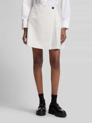 Lekko rozszerzana spódnica mini w kopertowy styl model 'RIBERI' HUGO
