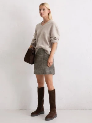 Mini spódniczka w kratę regular Marc O'Polo