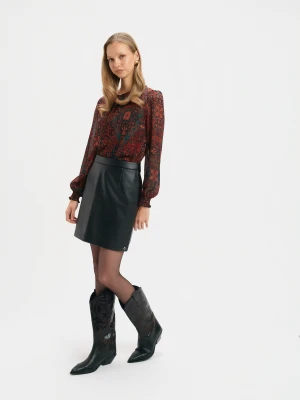 Mini spódniczka z ekoskóry Top Secret