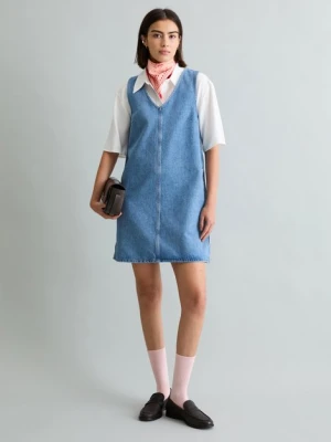 Mini sukienka dżinsowa luźna Marc O'Polo