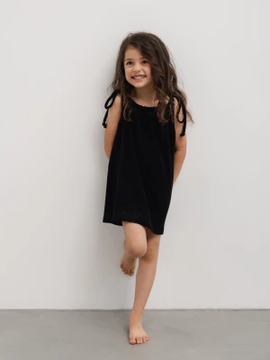 MINI sukienka FROTTE w kolorze TOTALLY BLACK -GABBY-116-122 (6-7) Marsala