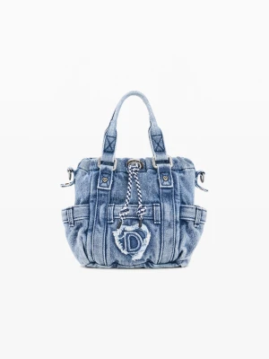 mini torba na ramię z denimu Desigual