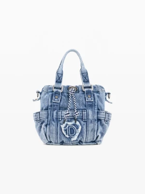 mini torba na ramię z denimu Desigual