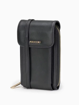 Mini torebka damska na pasku czarna Puccini