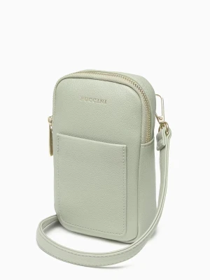 Mini torebka damska telefonówka zielona Puccini