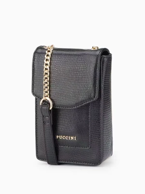 Mini torebka damska z łańcuszkiem Puccini