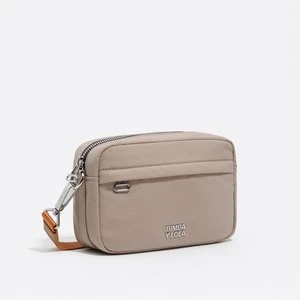 Torebka listonoszka nylon szaro-brązowa BIMBA Y LOLA