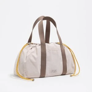 Torebka mini nylon beżowo-szara BIMBA Y LOLA