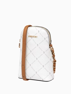 Mini torebka w biały monogram Puccini