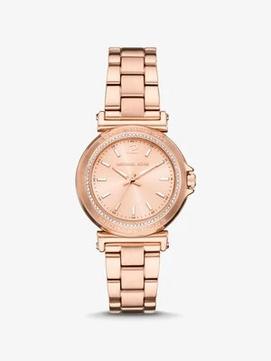 Miniaturowy zegarek Maren w stylu pavé w kolorze różowego złota Michael Kors