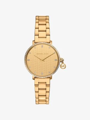 Miniaturowy zegarek Pyper w stylu pavé w złotym kolorze Michael Kors