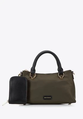 Minikuferek z nylonu z etui zielony Wittchen