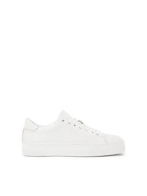 Minimalistyczne sneakersy w białym kolorze Kazar