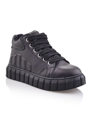Minimen Skórzane sneakersy "Suna" w kolorze czarnym rozmiar: 36