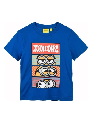 Minions Koszulka "Minionki" w kolorze niebieskim rozmiar: 104