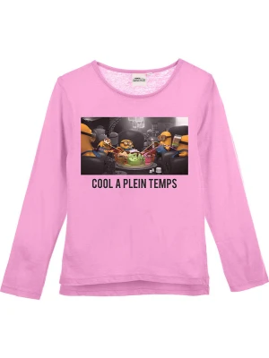 Minions Koszulka "Minionki" w kolorze różowym rozmiar: 116