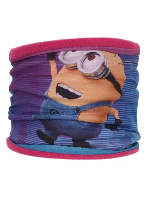 Minions Szal-koło "Minionki" w kolorze różowym ze wzorem - 50 x 22 cm rozmiar: onesize