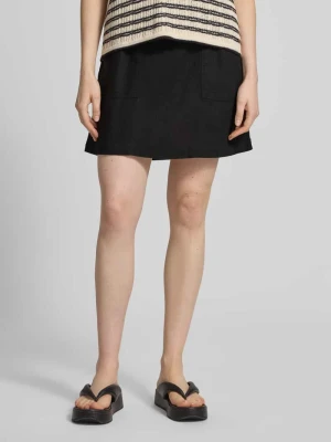Minispódnica z mieszanki lnu i wiskozy model 'LINNO' Ichi
