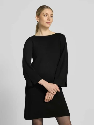 Minisukienka z mieszanki wiskozy, krój regular fit MORE & MORE Czarny