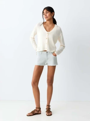 Miniszorty z odwracalną talią niebieski - Dziewczyna - - MANGO TEEN