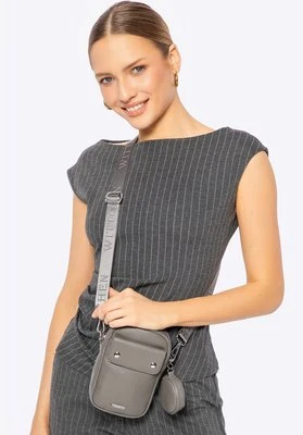 Minitorebka damska z ekoskóry szaro - srebrna Wittchen