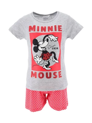 Disney Minnie Mouse Piżama "Minnie" w kolorze szaro-czerwonym rozmiar: 98