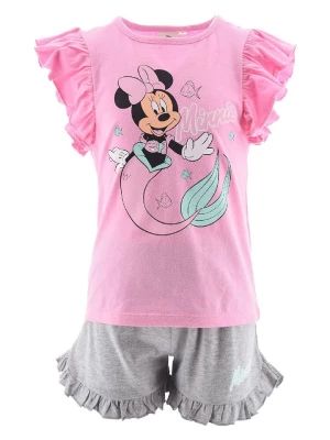 MINNIE MOUSE Piżama "Minnie" w kolorze szaro-różowym rozmiar: 98
