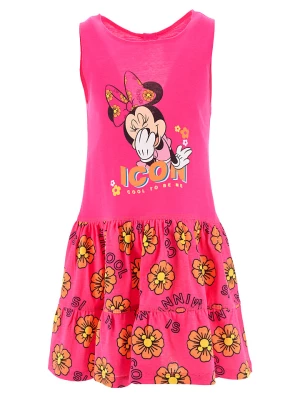 Disney Minnie Mouse Sukienka "Minnie" w kolorze różowym ze wzorem rozmiar: 104