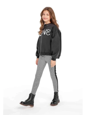 Minoti Legginsy w kolorze biało-czarnym rozmiar: 104/110