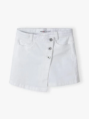 Minoti Spódnica dżinsowa w kolorze białym rozmiar: 134/140