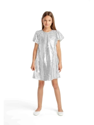 Minoti Sukienka w kolorze srebrnym rozmiar: 158/164
