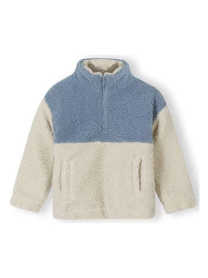 Minoti Sweter w kolorze błękitno-białym rozmiar: 122/128