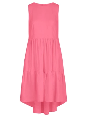 mint & mia Lniana sukienka w kolorze różowym rozmiar: 34