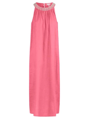 mint & mia Lniana sukienka w kolorze różowym rozmiar: 38
