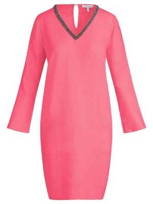 mint & mia Lniana sukienka w kolorze różowym rozmiar: 40
