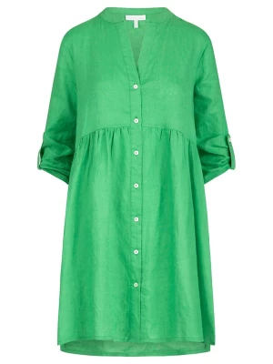 mint & mia Lniana sukienka w kolorze zielonym rozmiar: 36