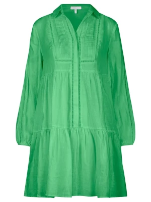 mint & mia Lniana sukienka w kolorze zielonym rozmiar: 38