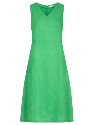 mint & mia Lniana sukienka w kolorze zielonym rozmiar: 40