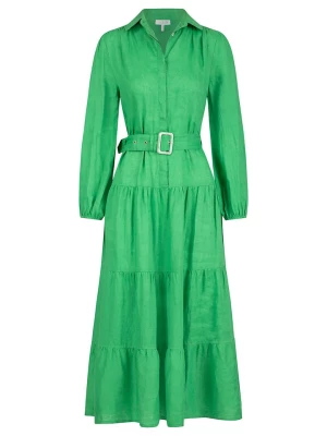 mint & mia Lniana sukienka w kolorze zielonym rozmiar: 42
