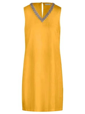 mint & mia Lniana sukienka w kolorze żółtym rozmiar: 40