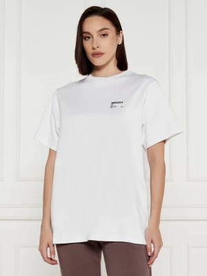 MISAGA T-shirt | Relaxed fit biały